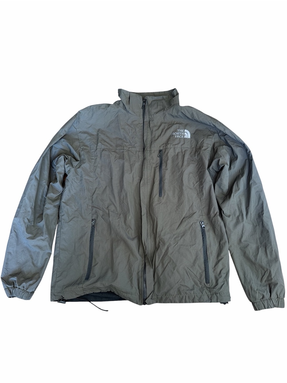 The North Face Women’s Large Olive Green Insulated Windbreaker Jacket